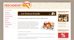 Desktop Screenshot of frischdienst-eberle.de