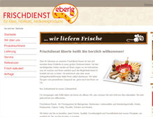 Tablet Screenshot of frischdienst-eberle.de